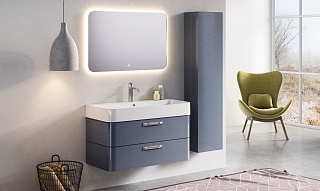 Фото дизайнерской мебель для ванны «Brenta» коллекции Slide